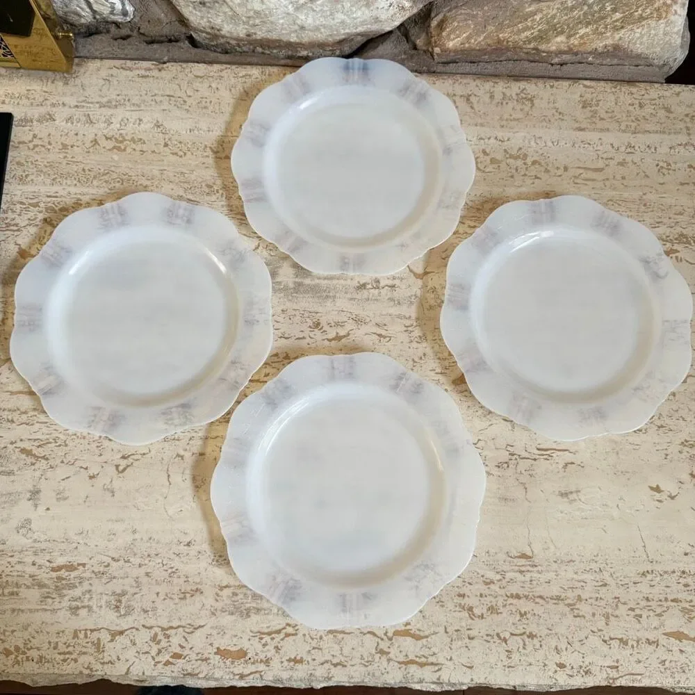 Vintage Macbeth-Evans American Sweetheart Monax luncheon plates MCM